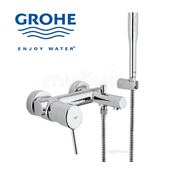 ברז קיר סוללה חיצונית ומזלף 32212001 חברת Grohe