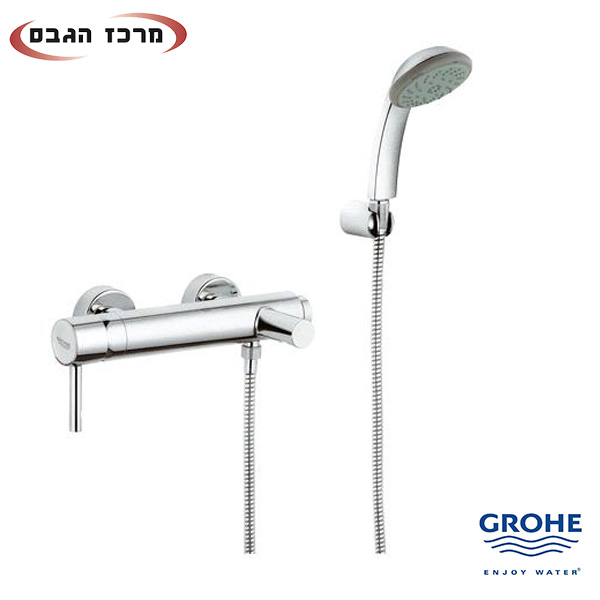 ברז קיר סוללה חיצונית לאמבט 33628000 חברת Grohe