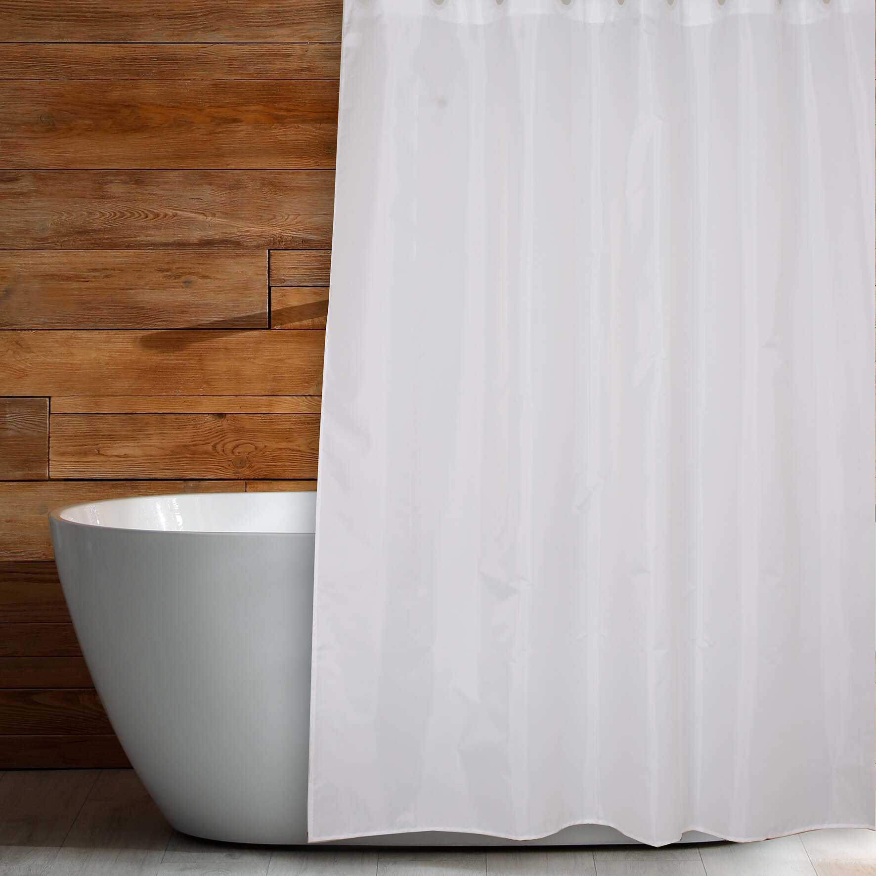 אקווילה וילון אמבט לבן 1.80 מטר