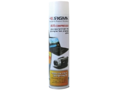 אוויר דחוס ספריי לניקוי אבק ממחשבים SIGMA SI-600