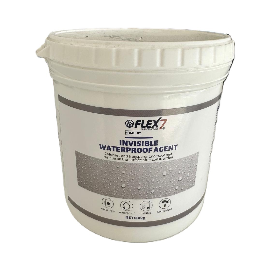 איטום אוניברסלי שקוף 1/2 ליטר (פלקס-7)