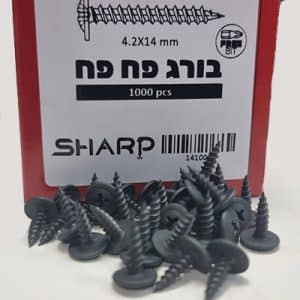 בורג פח פח 14 מ"מ 1000 יח' SHARP