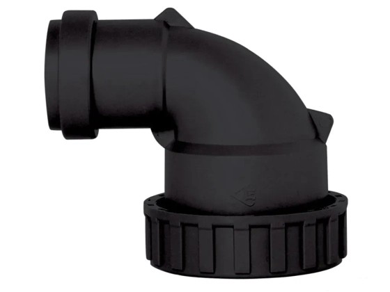 ברך לסיפון כיור רחצה תבריג + שקע תקע 50/32