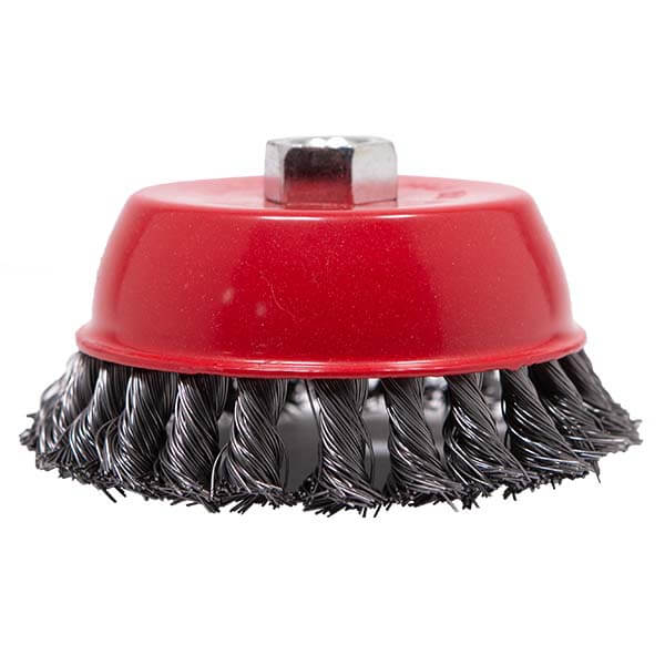 מברשת כוס צמה 5"