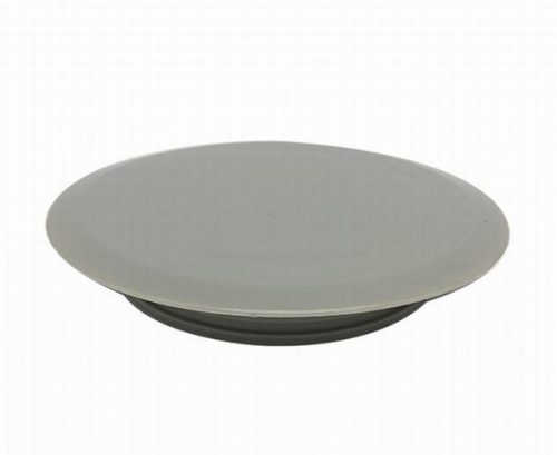 מכסה פלסטיק עגול אפור 4" ספאדיני
