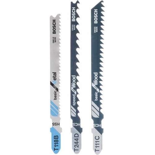 סט להבים למסור אנכי מעורב 3 יח' בוש