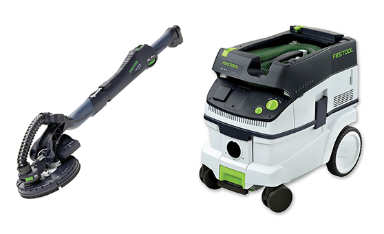 סט מלטשת + שואב LMS225EQ מבית FESTOOL