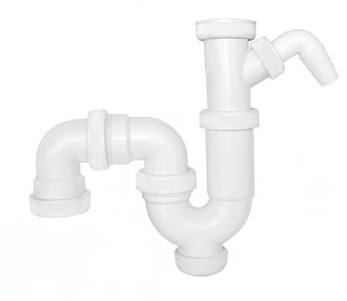 סיפון אמריקאי "1.5 + יציאה למדיח