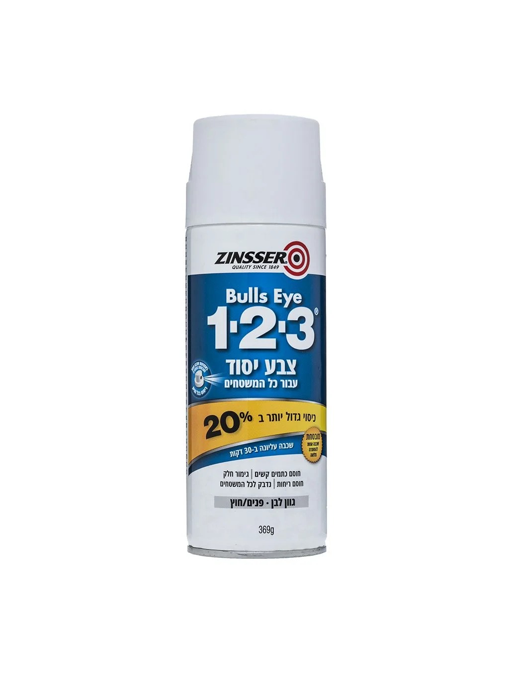 ספריי צבע יסוד פריימר 123