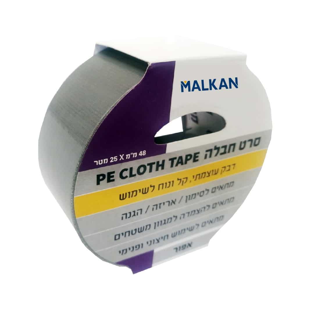סרט חבלה 48 מ"מ רוחב 25 מטר אורך בצבעים שונים לבחירה