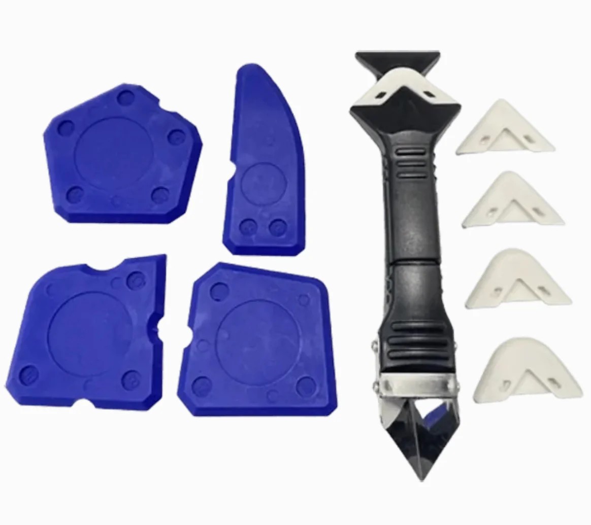 קיט סיליקון פיניש + מגרדת (לסיליקון,מסטיק,רובה)