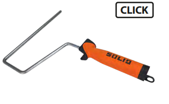 רולר לשפכטל + ידית אלומ' קליק Solid