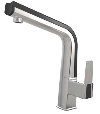 ברז מטבח שחור דגם מאטיס מבית מדגל