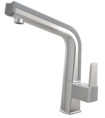 ברז מטבח אפור דגם מאטיס מבית מדגל